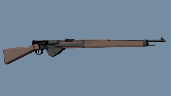 Low-Poly Fusil Automatique M1917