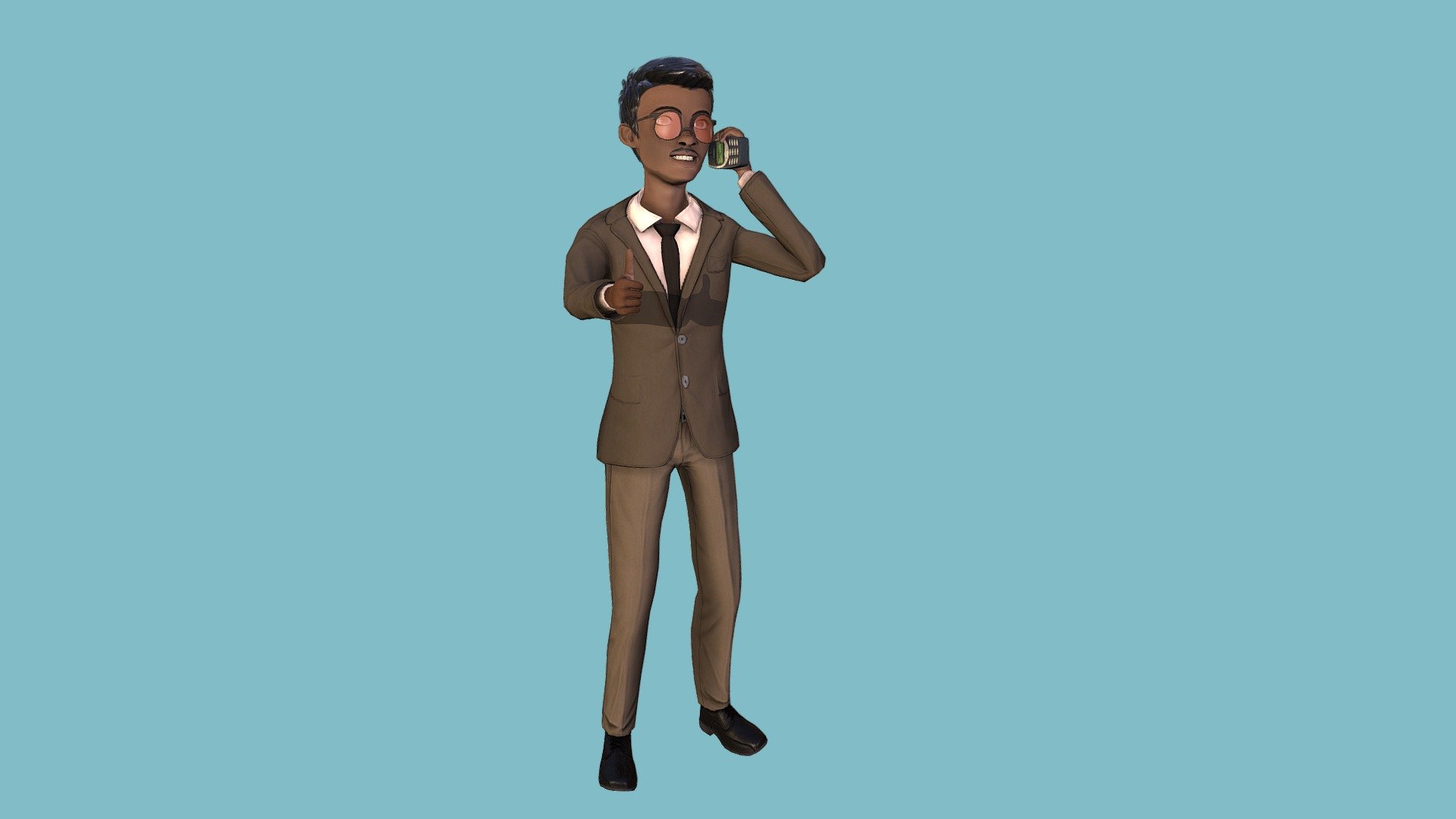 Call Us Black Guy Download Free 3d Model By Leonardo Carvalho Livrosparacriancas 6ceb6e3