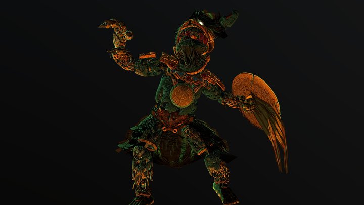 Curse springtrap FNaF AR 3D Model