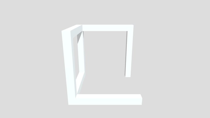 Incomplete Open Cube 4 3D Model