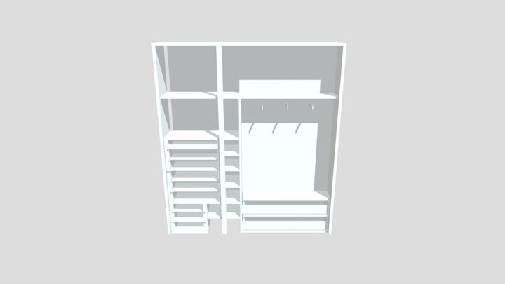 Parte1 Armario 3D Model