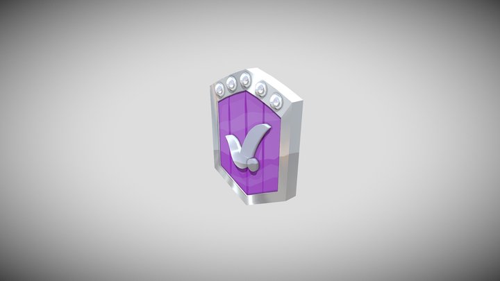 PurpleShield 3D Model