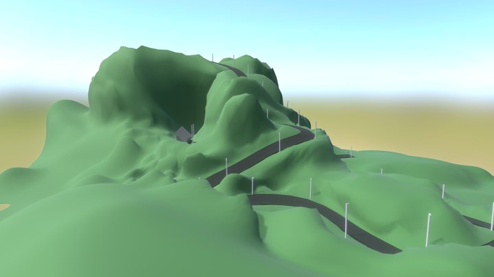 Tom's version Mountain 3D Model