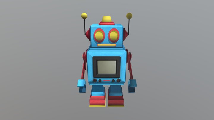 Toy Robot 3M_Proj5_TaylorEnwright 3D Model