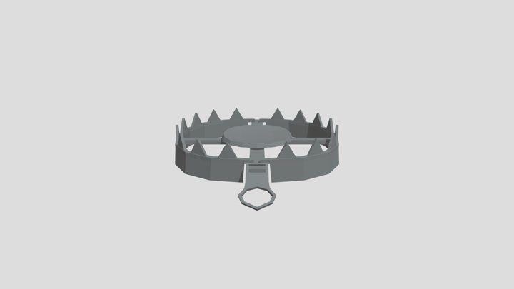 Bear Trap Open 3D Model
