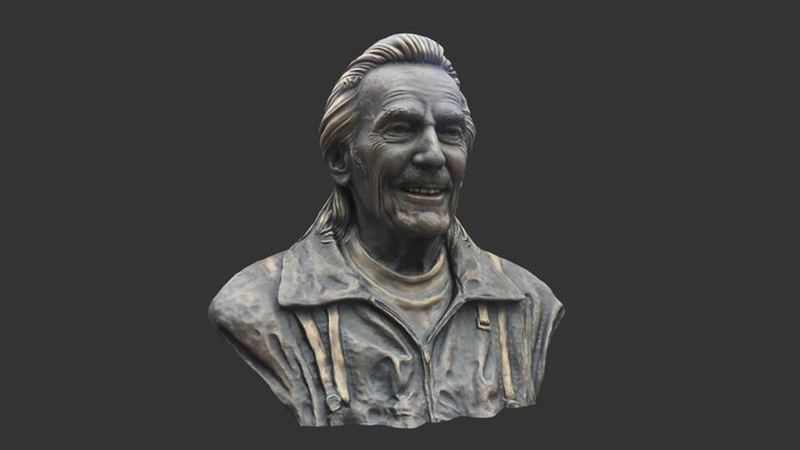 Gordon Lightfoot model of Bronze Bust 3D Model