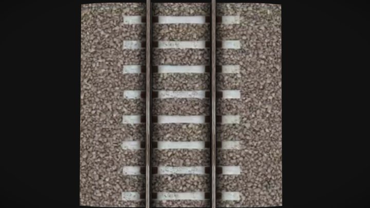 Train Rail 3D Model
