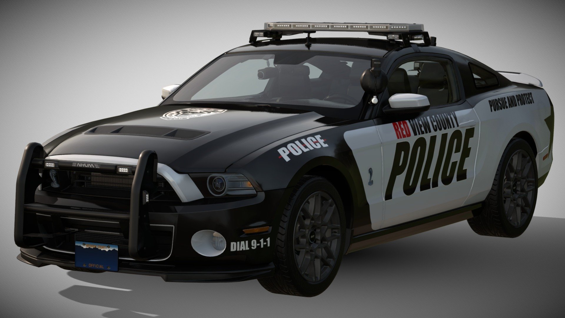 2013 Ford Shelby GT500 - Patrol - Download Free 3D model by Ddiaz ...