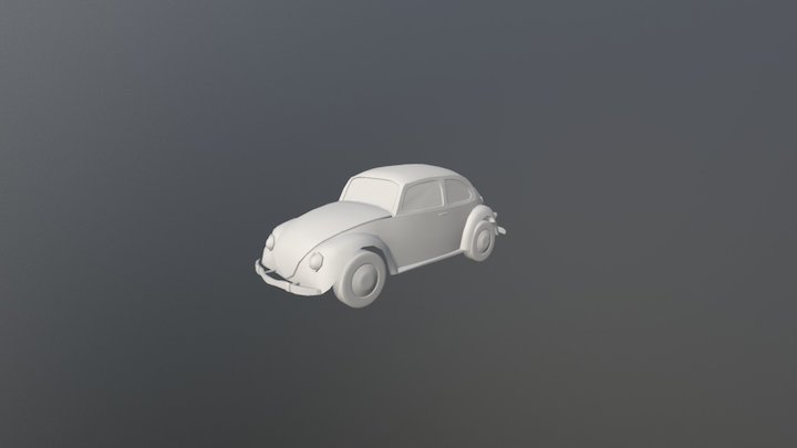 Low Poly Car 3D Model
