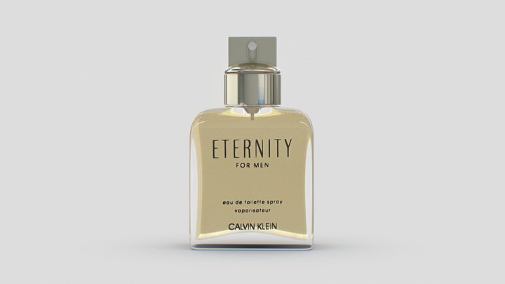 Calvin Klein bottle perfume 3D Model