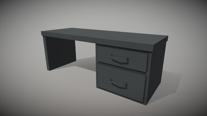 Desk 3D Model