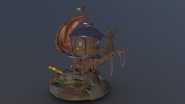DS - Jim Hawkins Treehouse 3D Model