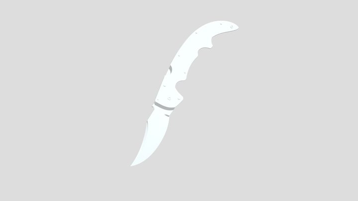 Falchion Knife 3D Model