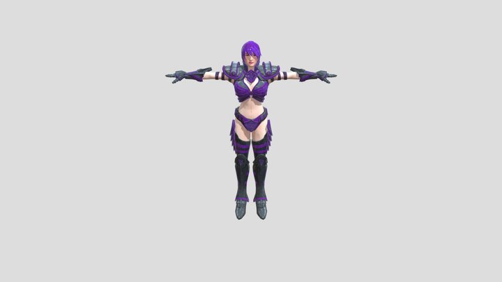 Violet 3D Model