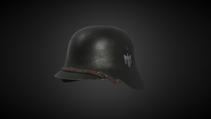 German stahlhelm M35 3D Model