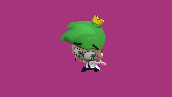 Cosmo - The Fairly OddParents 3D Model