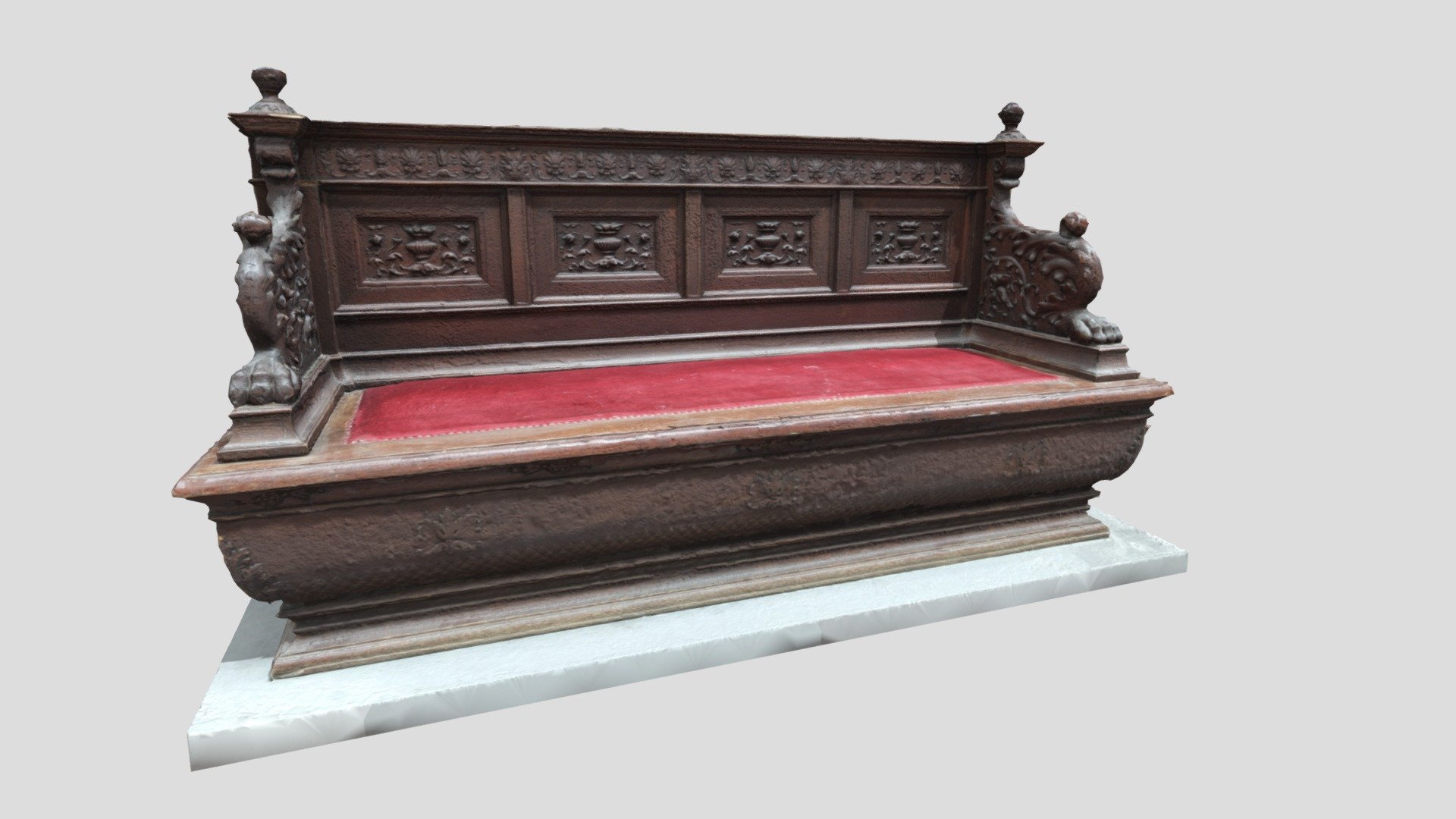 18th century bench from Hungarian Opera House