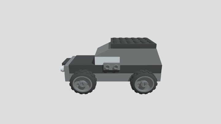 Lego Car 3D Model