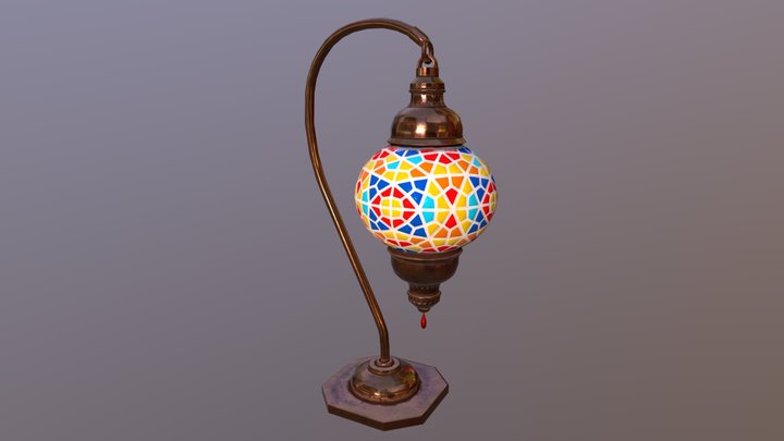 Turkish Lamp 3D Model