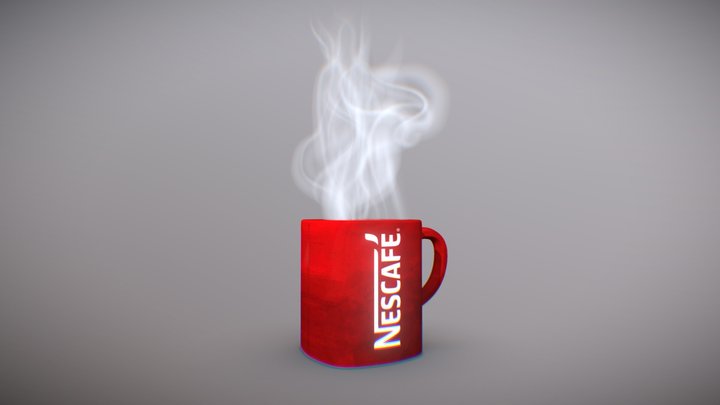 Nescafe Mug R18 3D Model