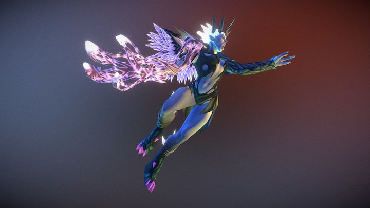 Azurewrath - Dota 2 Vengeful Spirit set - 3D model by vlad_icobet
