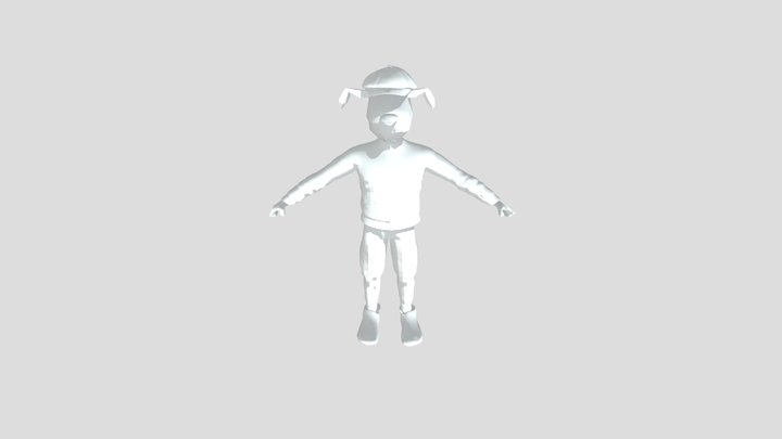 Петрович танцует куриный танец 3D Model