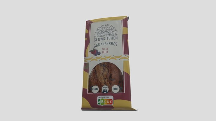 Glowkitchen Bananenbrot Wilde Beeren 3D Model