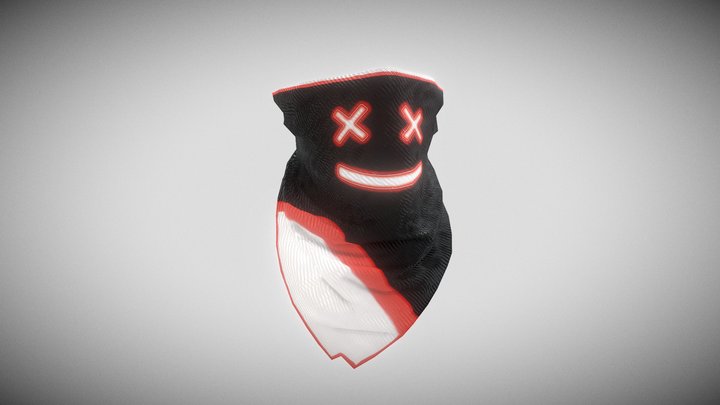 Neon Death (red) 3D Model
