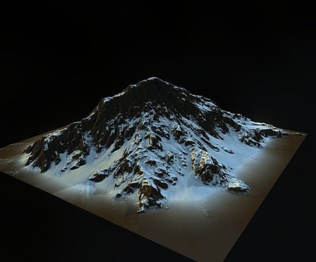 Snow Hill 3D Model