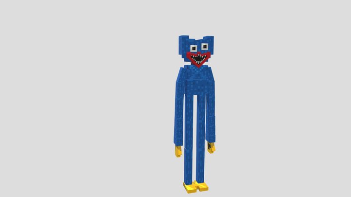 Scary huggy v5 3D Model