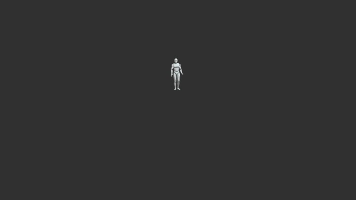 Fearfully_walks_down_the_stairs 3D Model