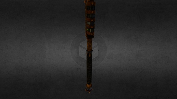 Chain Axe 3D Model