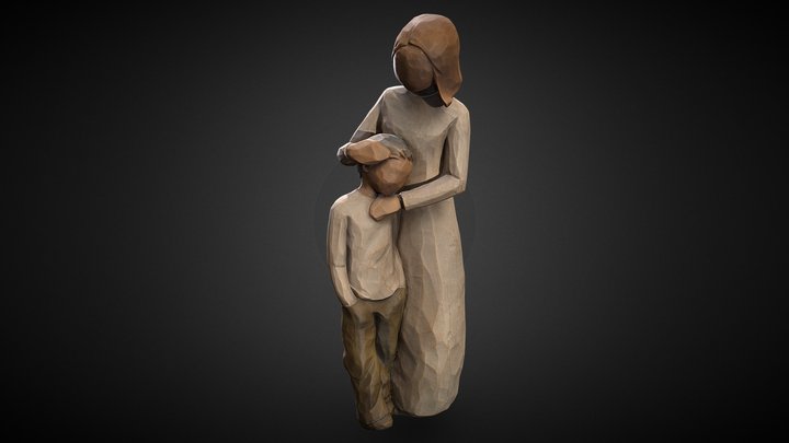 Sculpture - Scanned with Revopoint MetroX 3D Model