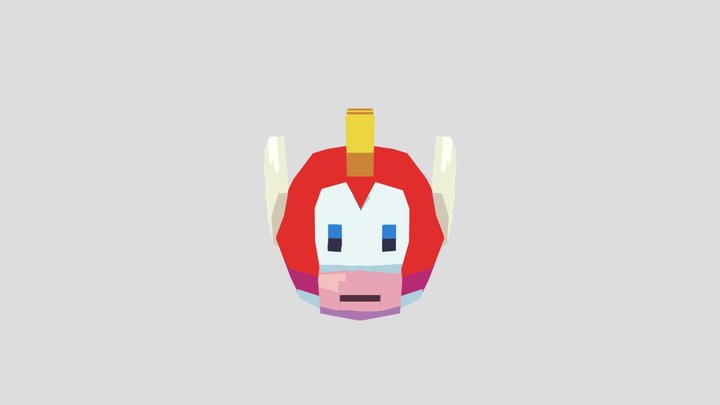 Lowpoly Cheep Cheep 3D Model