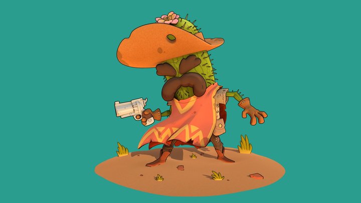 Cactus_Sheriff 3D Model