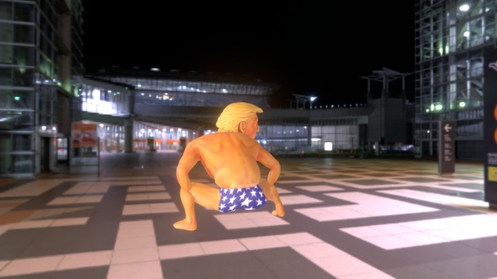 Dancing Twerk 3D Model