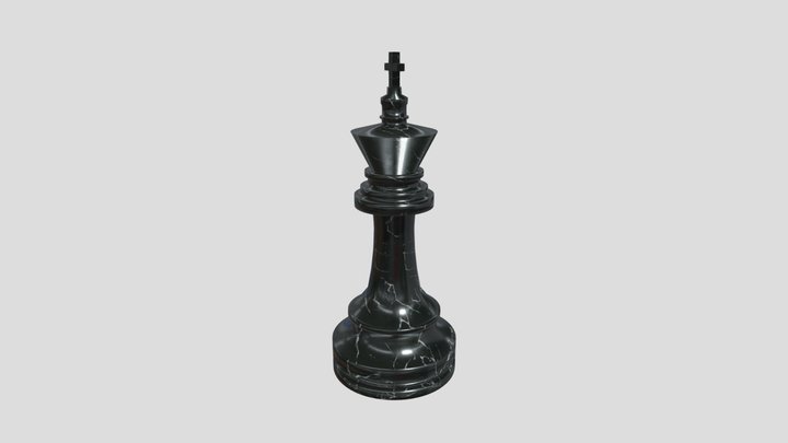 Chess Piece King 3D Model