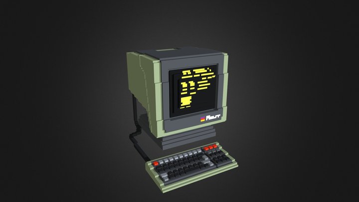 Wolfenstein terminal PC 3D Model