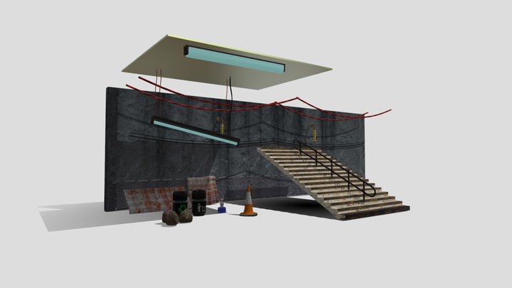 Metro Assets (2) 3D Model