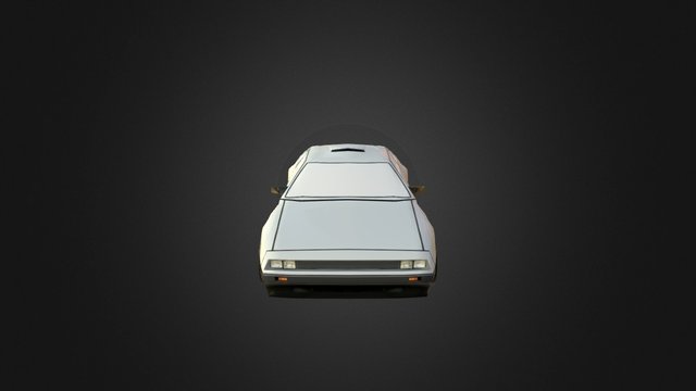 DeLorean 1982 3D Model