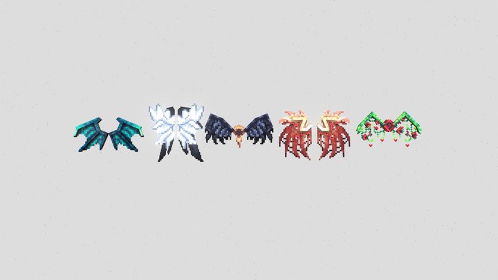 Tenshi's Fantasy Wings 3D Model