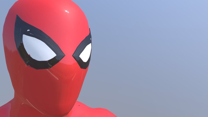 SpiderMan dip in ketchup 3D Model
