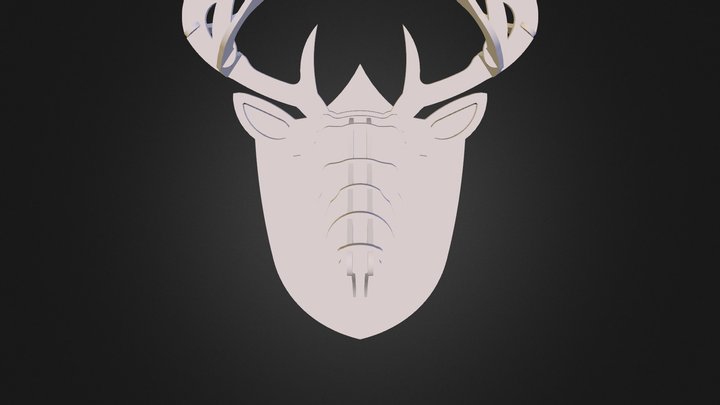 Deer, Wood Pieces 3D Model