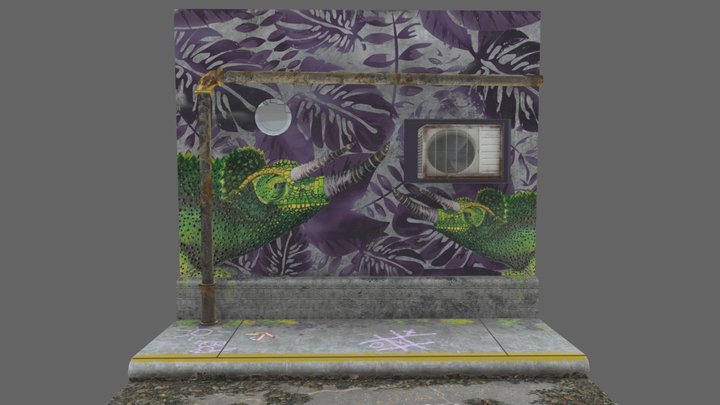 Alley_Kids Corner 3D Model