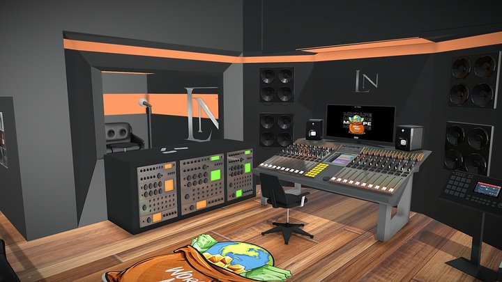 World Money 3D STUDIO MODEL full 3D Model