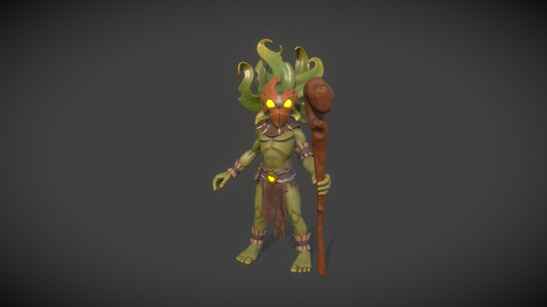 Ti-Pche | 3D Model Charactor | PBR Texture