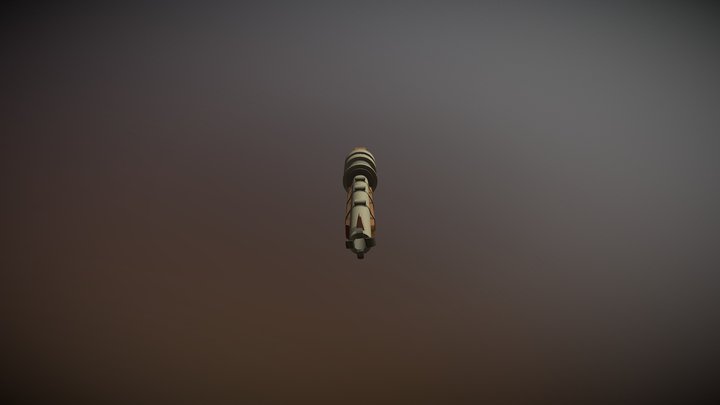 Rust Waterpipe Shotgun 3D Model