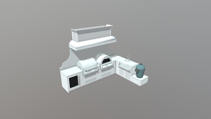 DG-676 SHOWROOM GRILL 3D Model