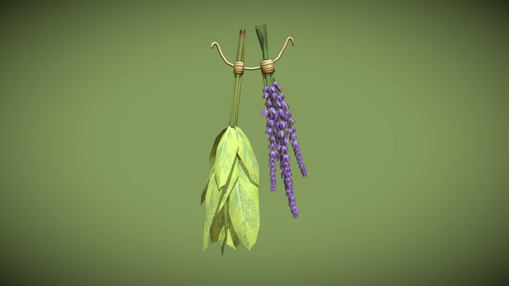 Herb Wall Hanging 3D Model