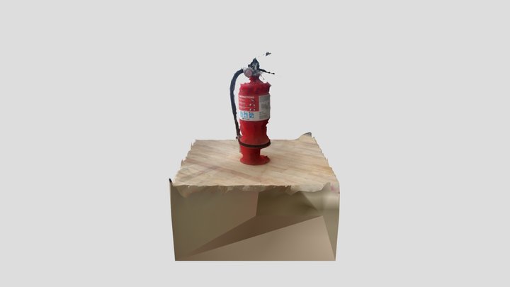 Fire extinguisher android 3D Model